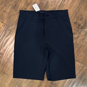 Children’s place boy’s dark navy flat front dress shorts